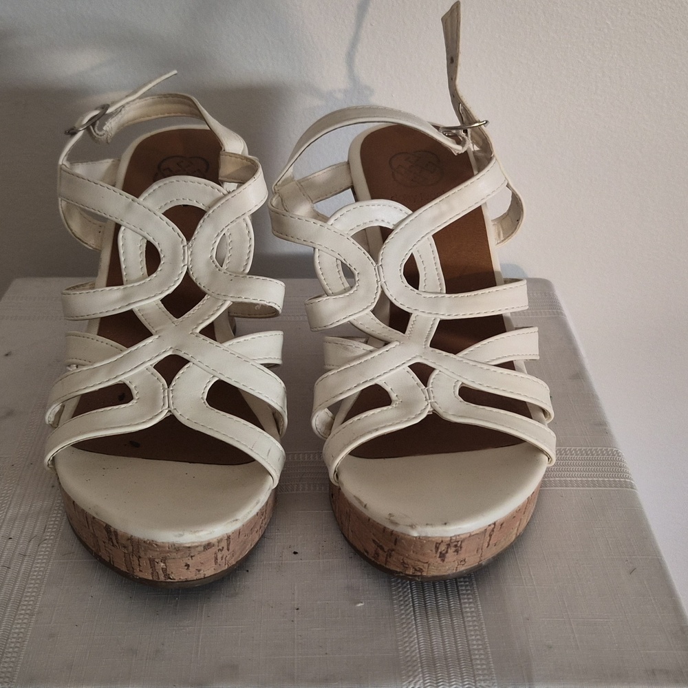Elegant White Women's Sandals
